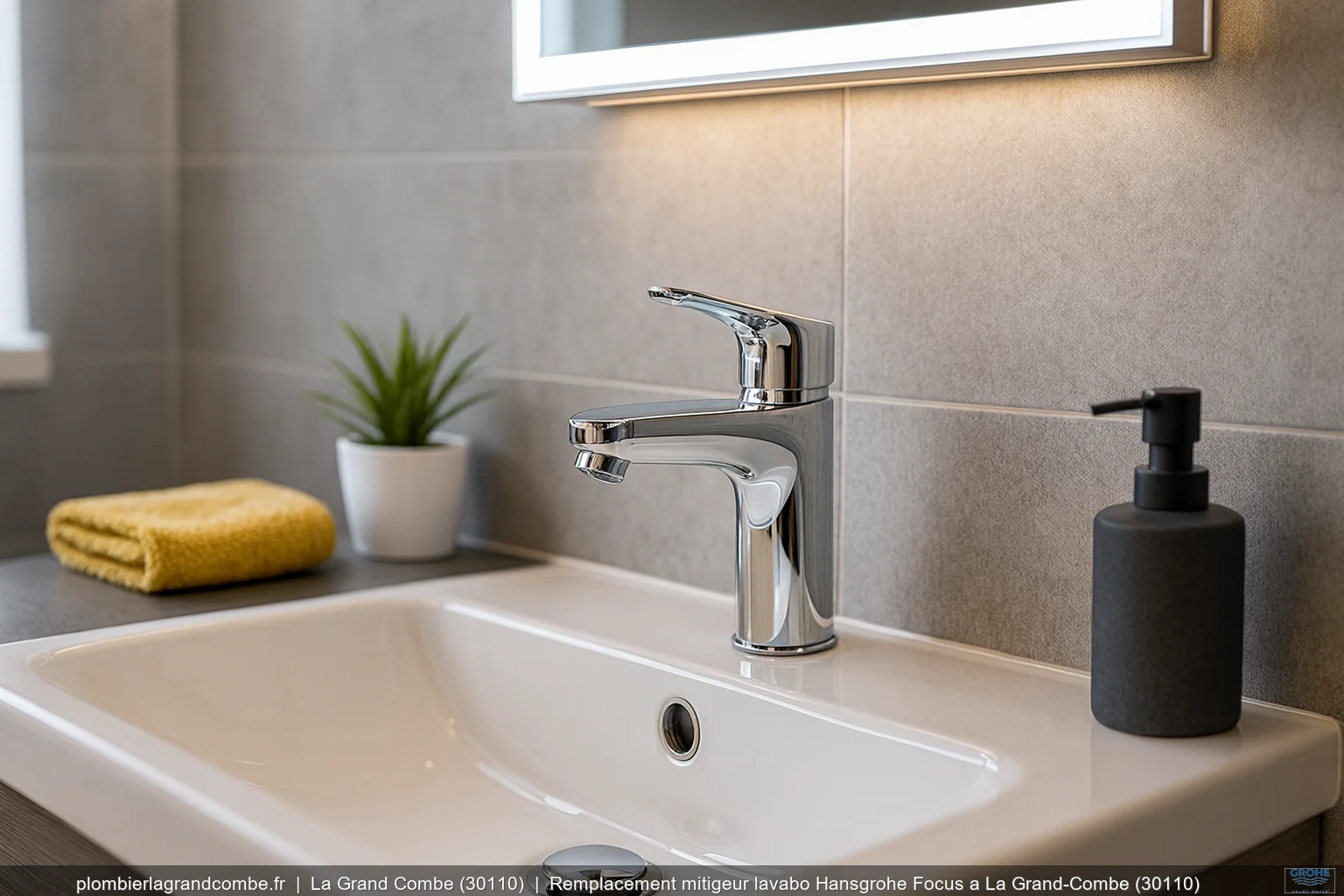 Remplacement mitigeur lavabo Hansgrohe Focus a La Grand-Combe (30110)